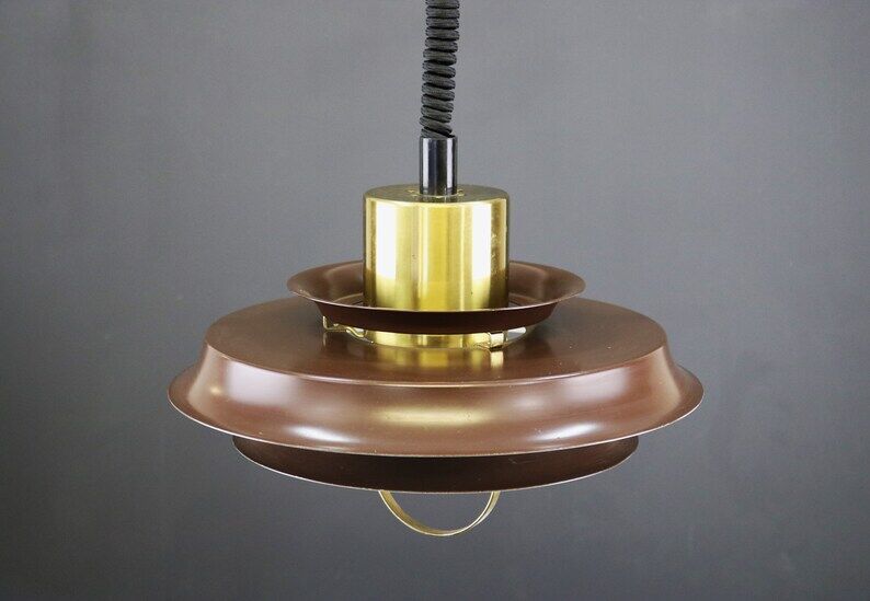 Pendant lamp by Vitrika 1970s Denmark
