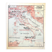 Old school map Vidal-Lablache 31, T36, 1940 – Italy