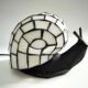 Tiffany-style lamp in the shape of a snail.