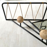 50's vintage wall coats holder