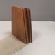 5 vintage bookends from the 1960s, teak with metal feet by Kai Kristiansen