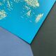 La France sérigraphie turquoise & or