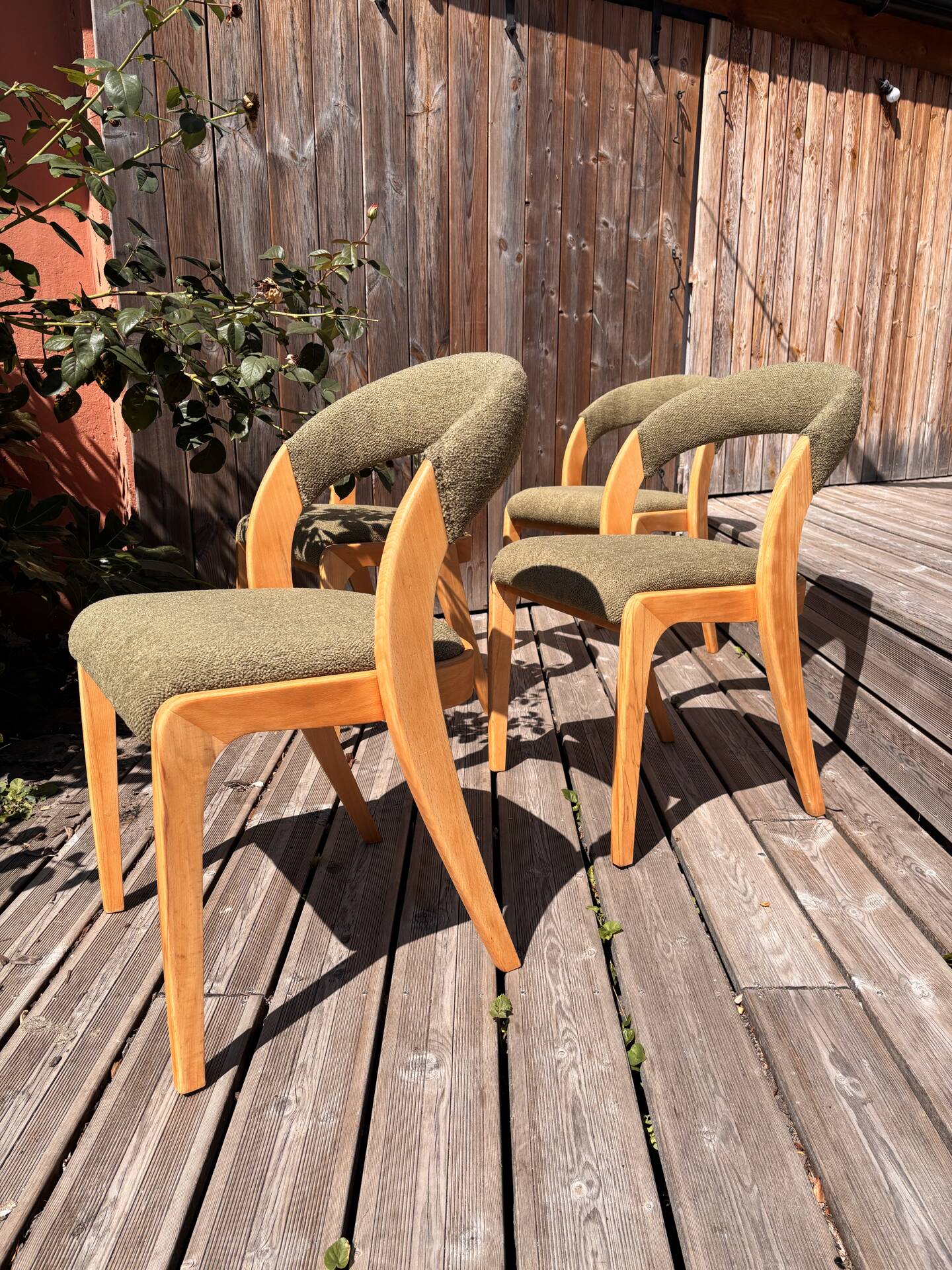 Set de 4 chaises gondoles Baumann