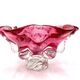 Pink bowl by J. Hospodka, Chribska Sklarna, Czechoslovakia, 1960s/70s.