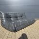 100% authentic Ligne Roset Togo 3-seater Anthracite Grey leather