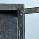 Polished iron medical cabinet, 1920s