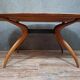Oval dining table with organic design by Maurizio Marconato & Terr.
