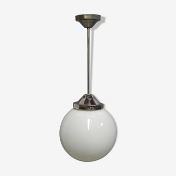 Art Deco hanging lamp with glass globe