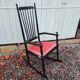 Wooden rocking chair / Fabric year 1967