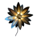Metal flower wall light