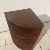 Wooden corner shelf