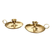 Pair of vintage brass candlesticks