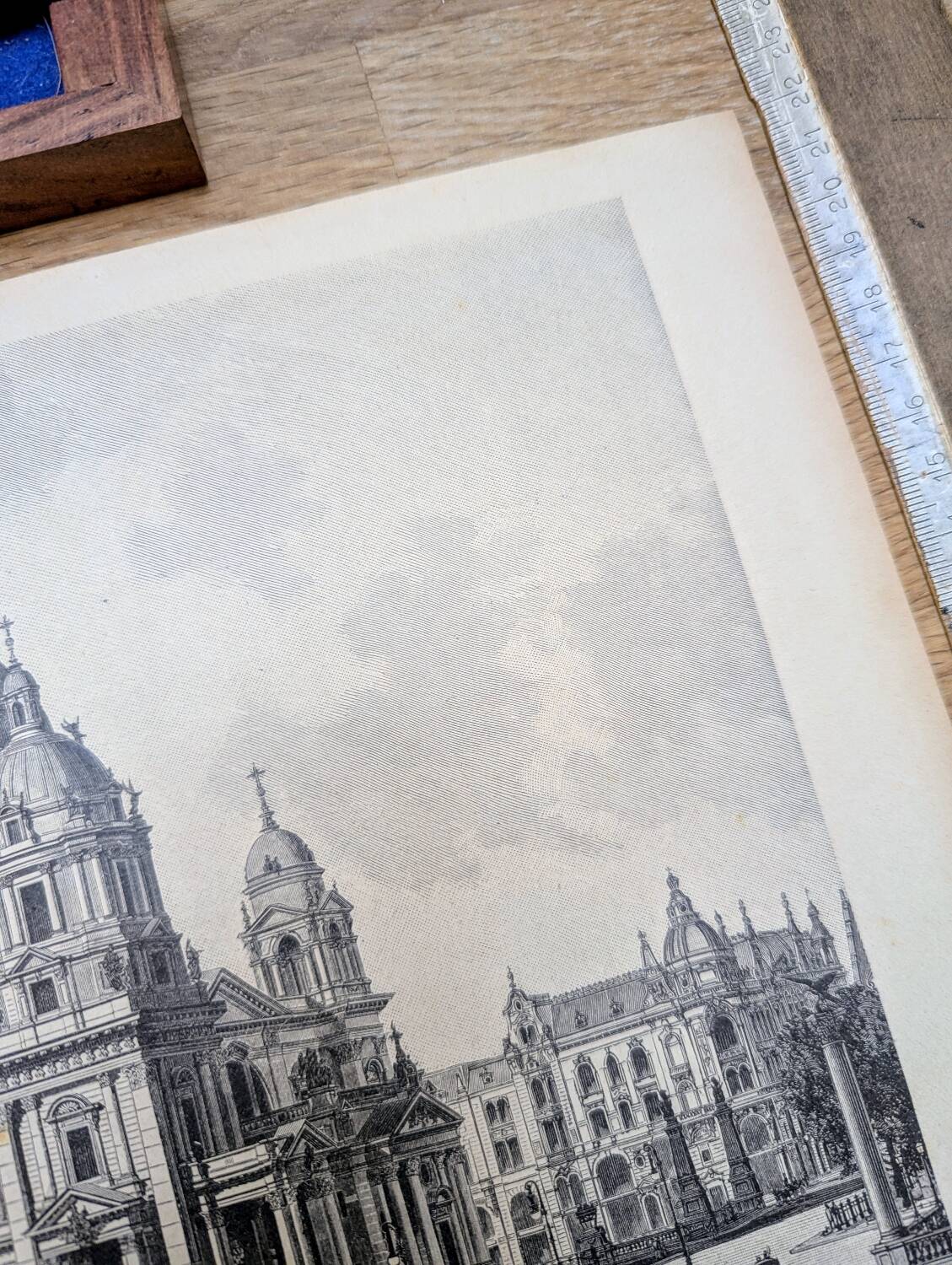 The Berlin Cathedral. Engraving printed in 1897.
