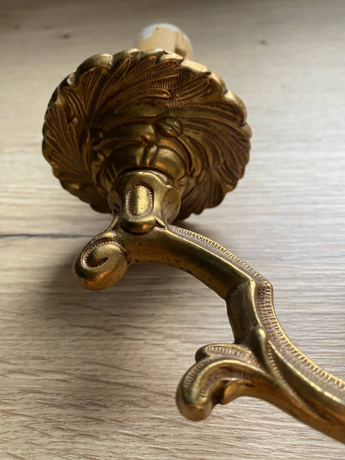 applique murale laiton