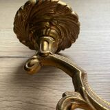 brass wall light