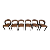 6 Chaises Baumann Gondole