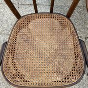 Fauteuil bois courbé canné Baumann, 1900