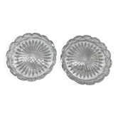 Paire de coupelles en cristal signé Baccarat – Diamètre 13 cm