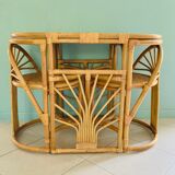 Garden lounge set Art deco in rattan and wicker