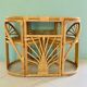 Garden lounge set Art deco in rattan and wicker