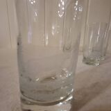 Grands verres en cristal krosno