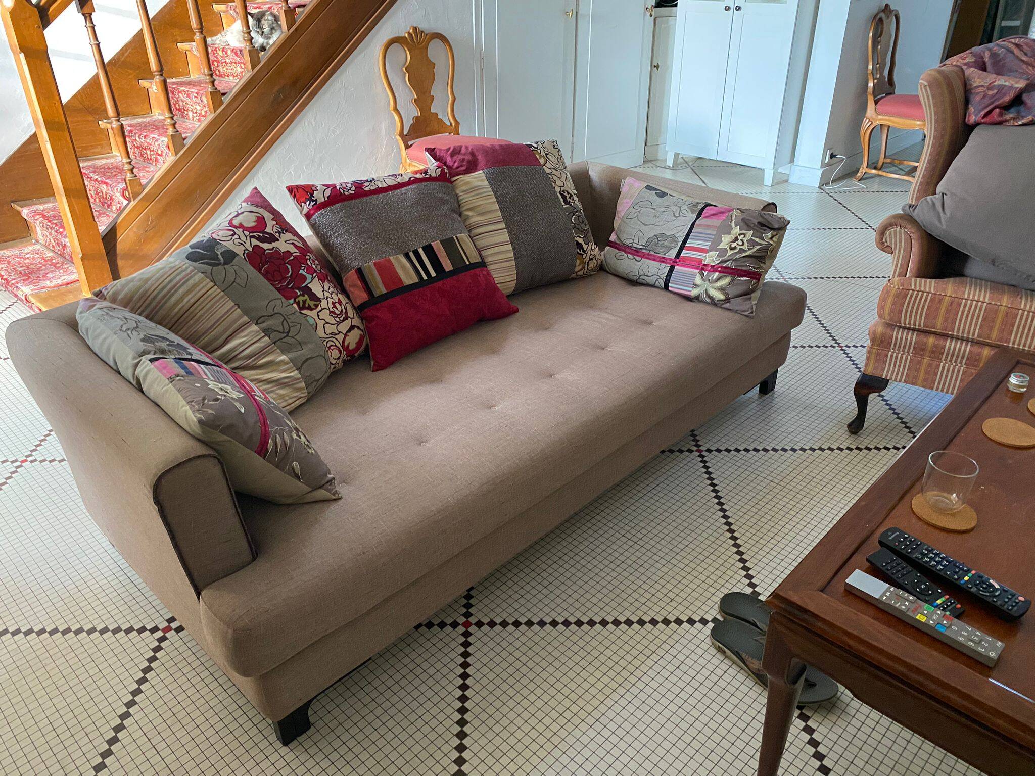 Roche Bobois sofa and armchair set