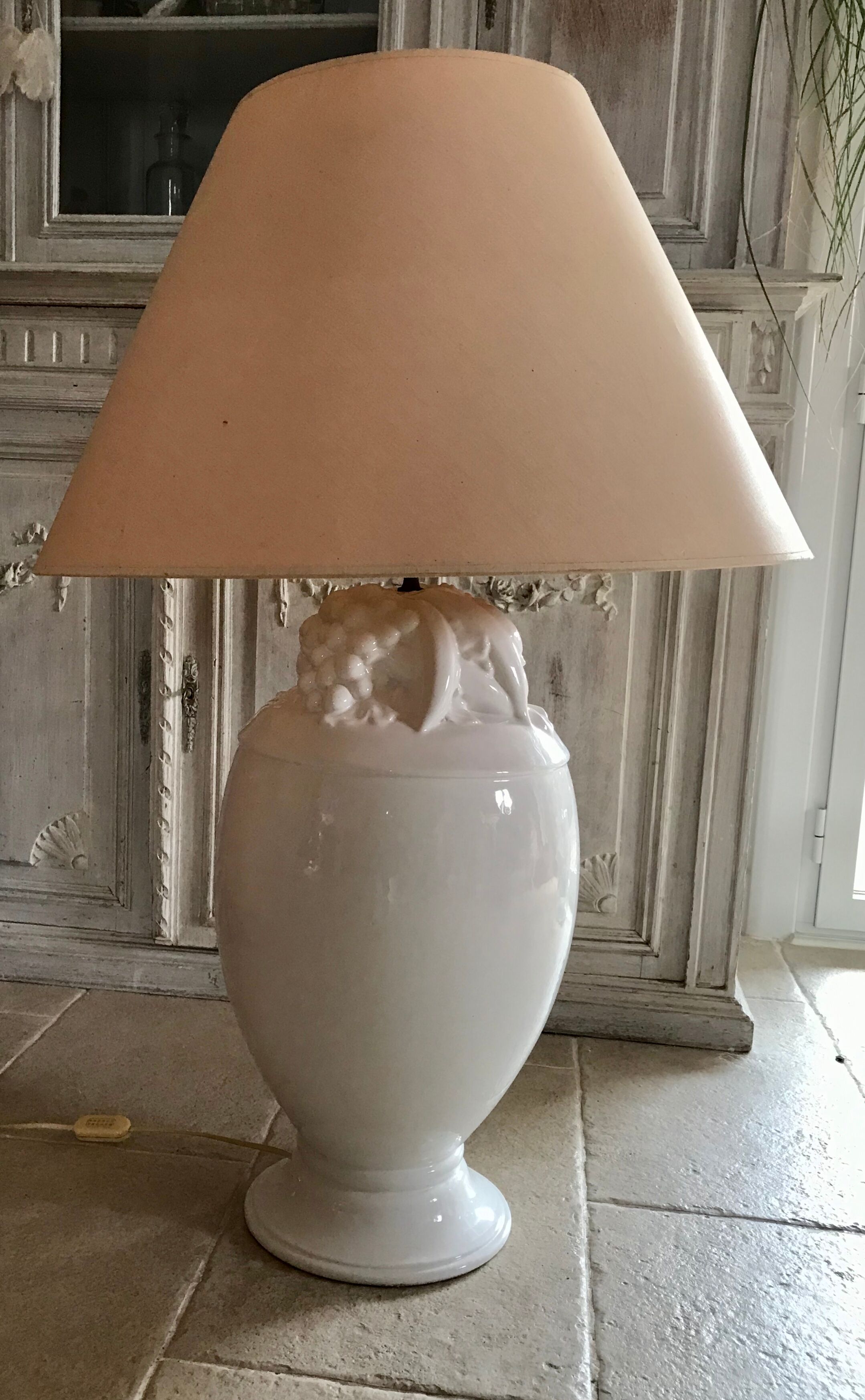 70s ceramic lamp