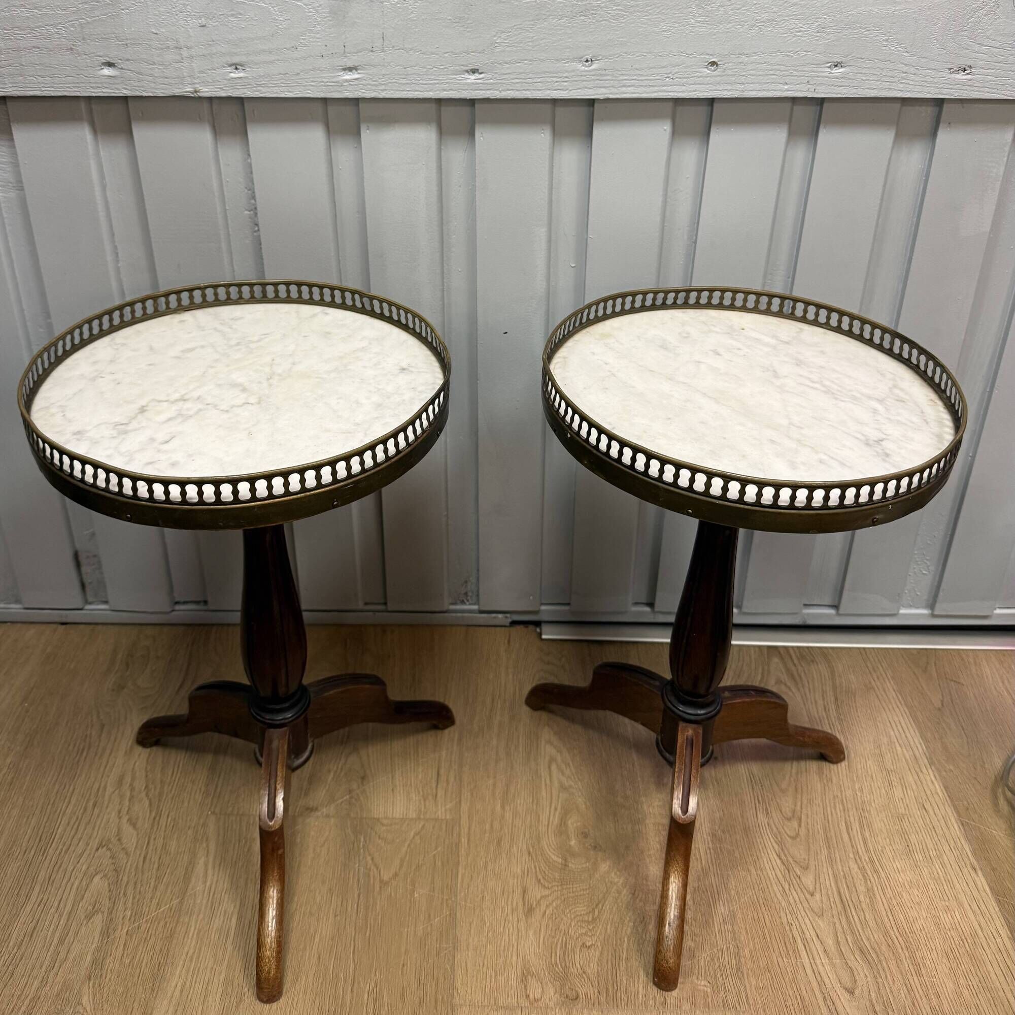 Pair of small side tables