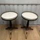 Pair of small side tables