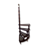 Victorian style mahogany style library staircase circa 1900, 118 cm