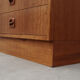 Commode en frêne, design danois, années 70, production: Danemark