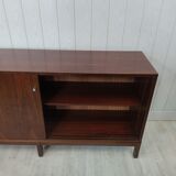 Vintage row walnut sliding doors