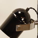 Lampadaire vintage avec spot noir