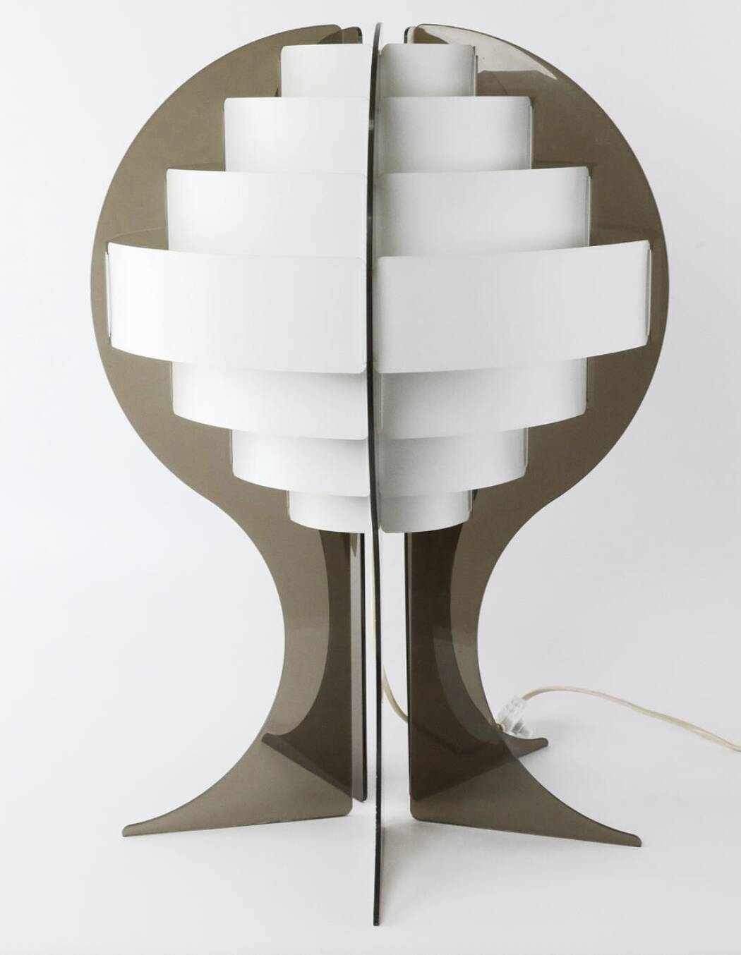 Space age design lamp in plexiglass by Flemming Brylle and Preben Jacobsen, Denmark 1960s