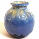 Vase barbotine Art Déco Hauteur 19,3 cm Diamètre 18,8 cm