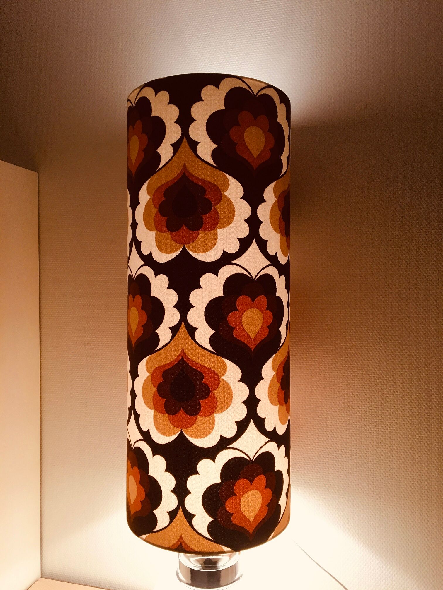 Opaline lamp Isis - vintage 70s