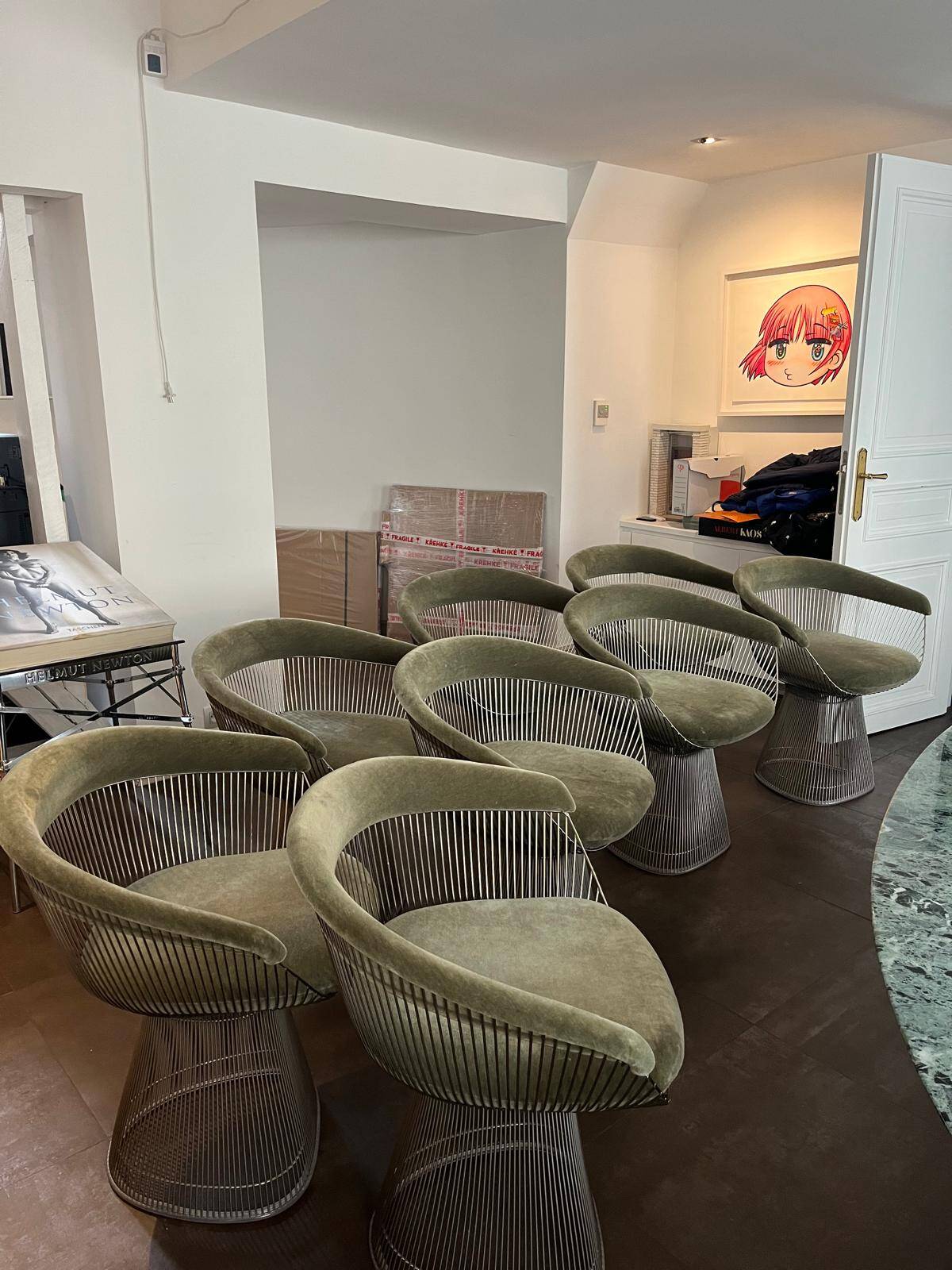 Petit fauteuil collection warren platner ( lot de 8 fauteuils )