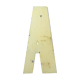 Vintage yellow sign letter A