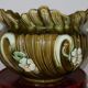 Cache-pot en faïence barbotine, art nouveau – 1920