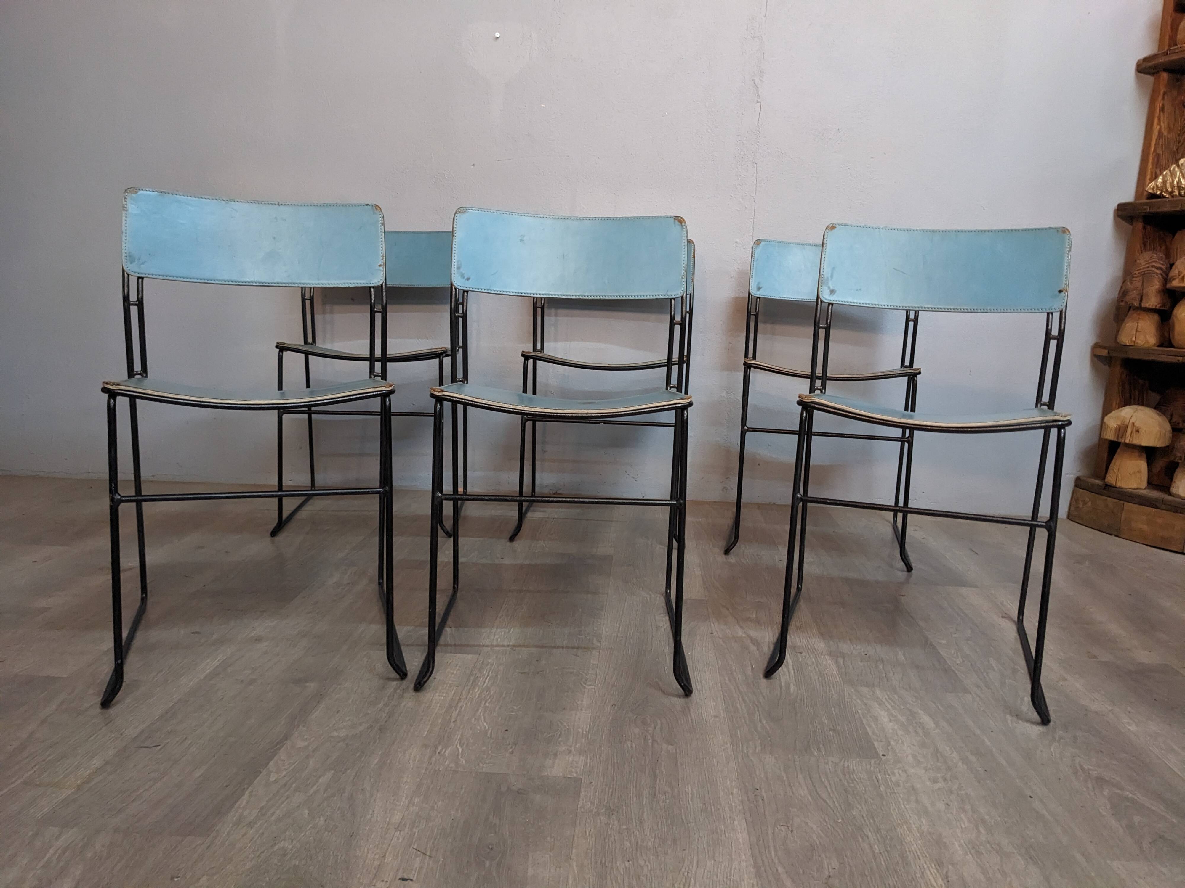 6 Sultana lounge chairs by Arrben, Italy 1970