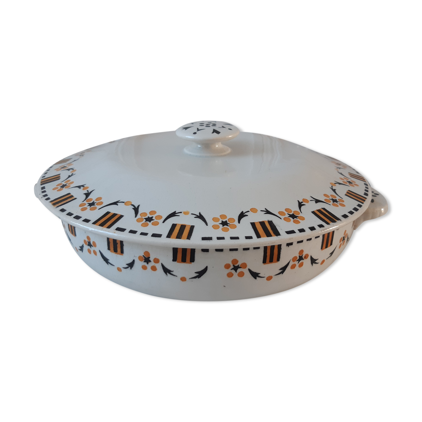 Small tureen Gien twentieth century