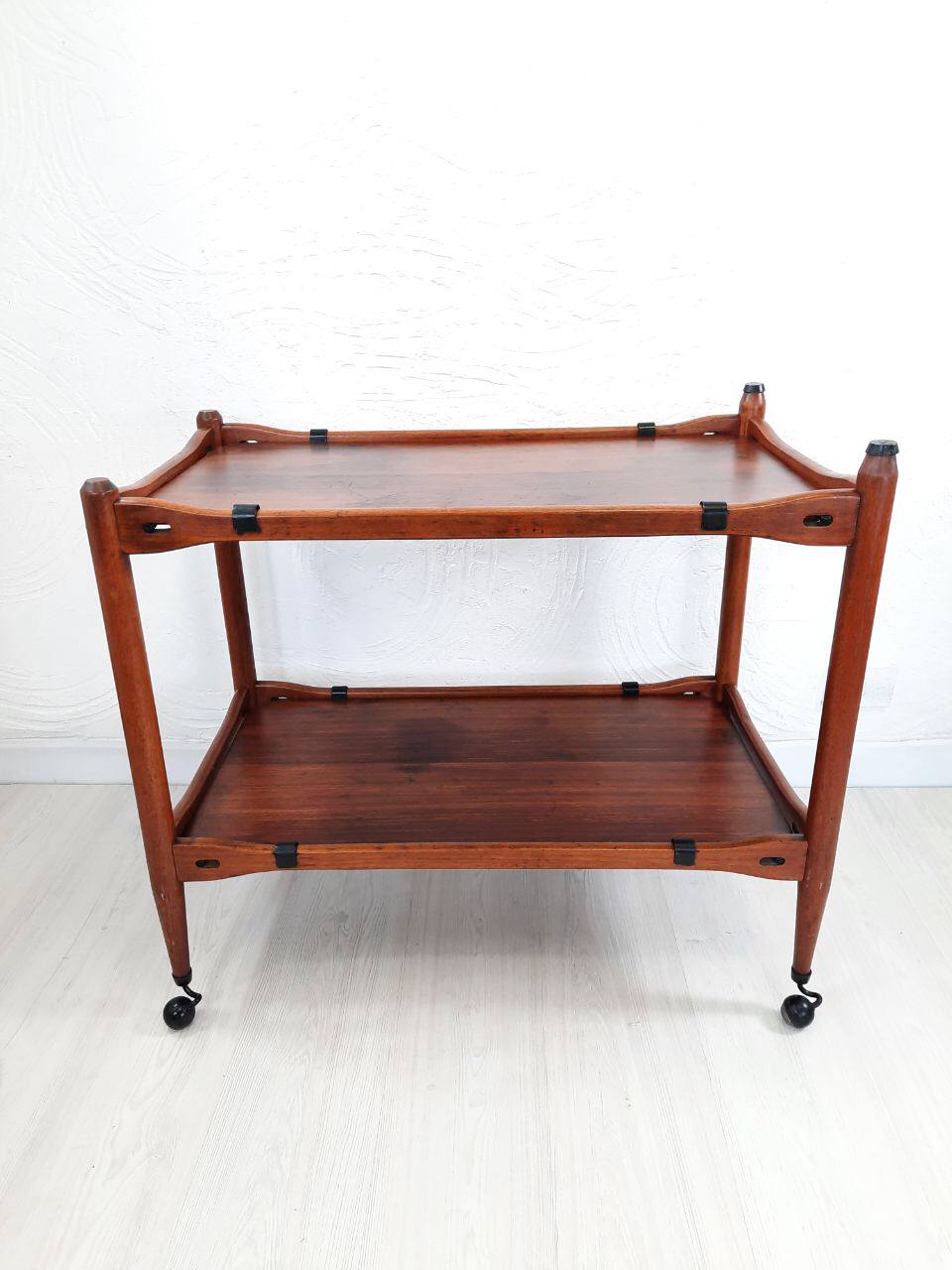Wooden food trolley 1950