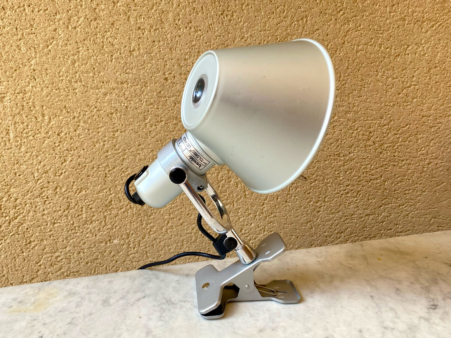 Lamp with clip Tolomeo Artemide Pinza led design Michele by Lucchi & Giancarlo Fassina