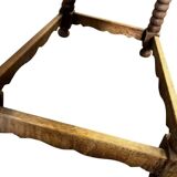 Vintage wooden bobbin console / side table