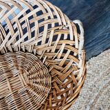 Large old wicker basket
