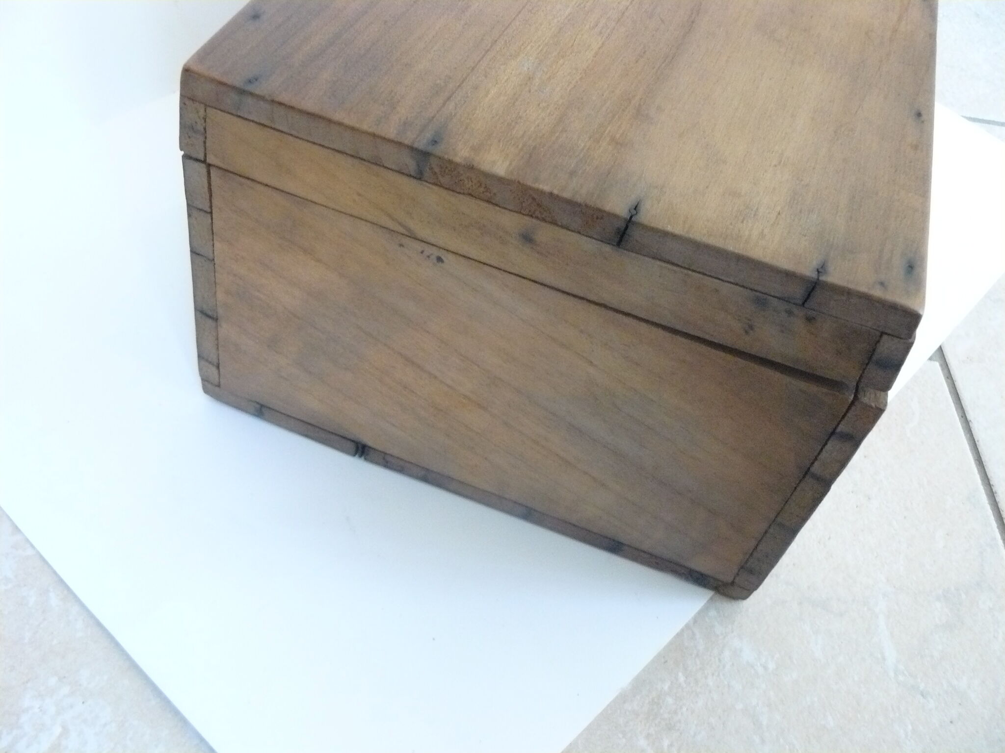 Box old wood for storage