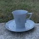 Vintage coffee service in fine porcelain from Czechoslovakia – 5 cups