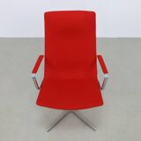 Fauteuil pivotant en laine Arper Cativa