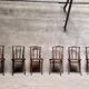 Série de 6 chaises bistrot vintage