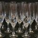 10 crystal champagne flutes 24% Cristallerie Kaspar Lemberg Lorraine vintage